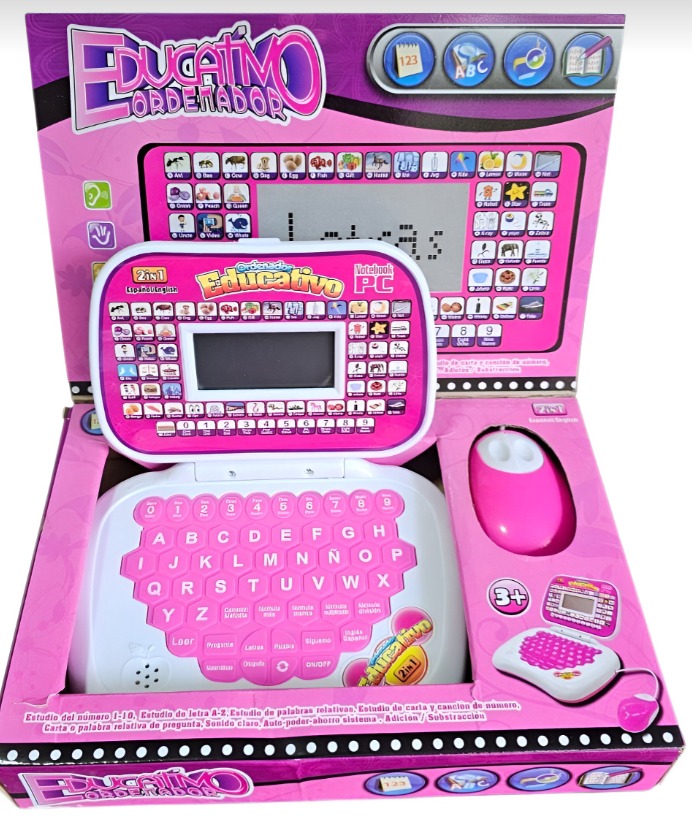 MINI COMPUTADOR DIDACTICO 2 EN 1 disponible en Yaxa Colombia